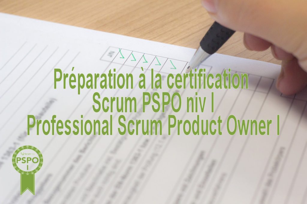 Préparation à la certification PSPO I